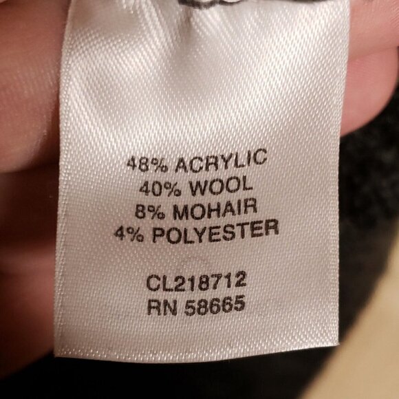 Classiques Entier Wool Blend Dark Green Chunky Cardigan Medium - Picture 7 of 8